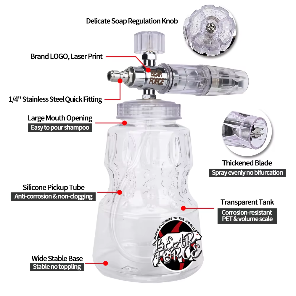 Pressure Washer Aluminum Foam  - Foam Cannon Car Wash 评论和价格
