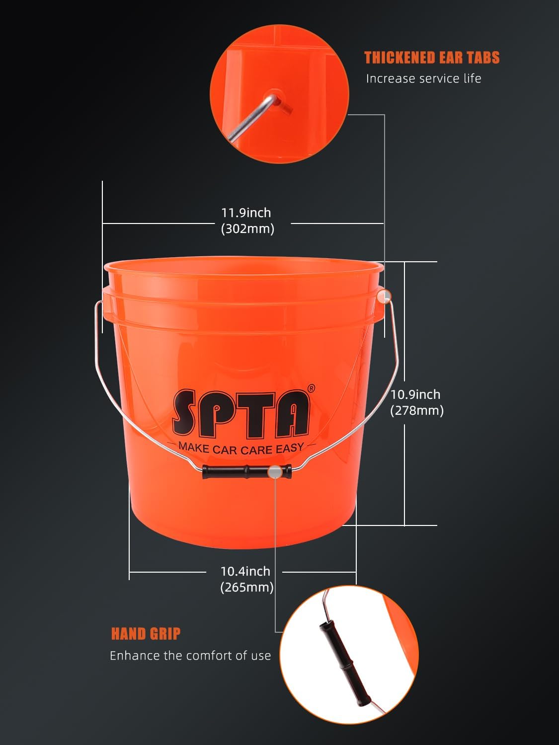 SPTA 31Pcs Car Wash 15L Bucket - Interior Detailing Kit 评论和价格