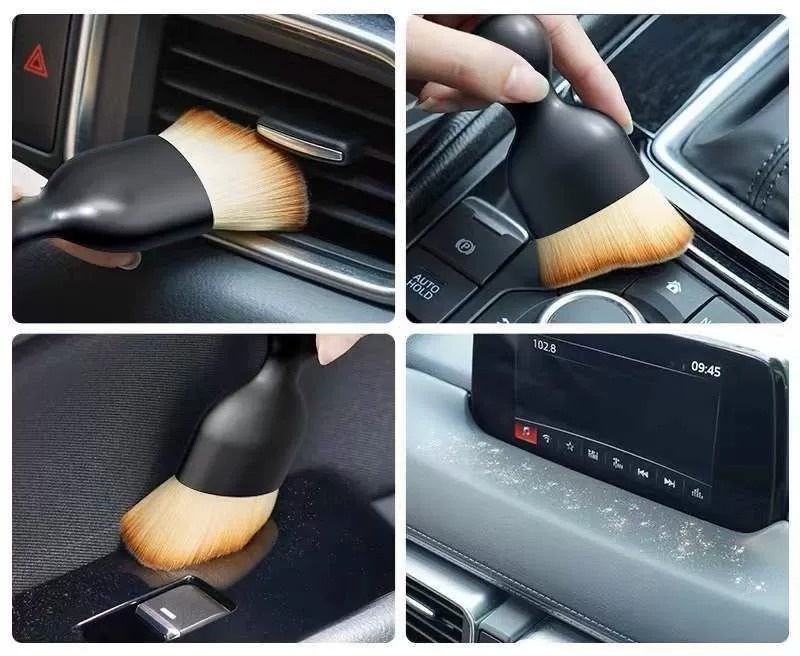 Car Soft Bristle Cleaning Brus - Dirt Brush Interior 评论和价格